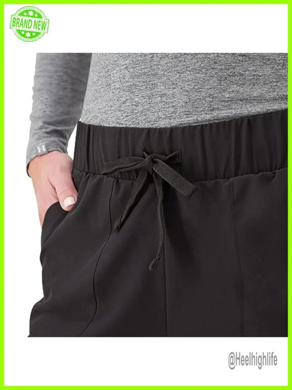 Women's Medical Scrub Cargo Joggers Moisture Wicking Adjustable Drawstring